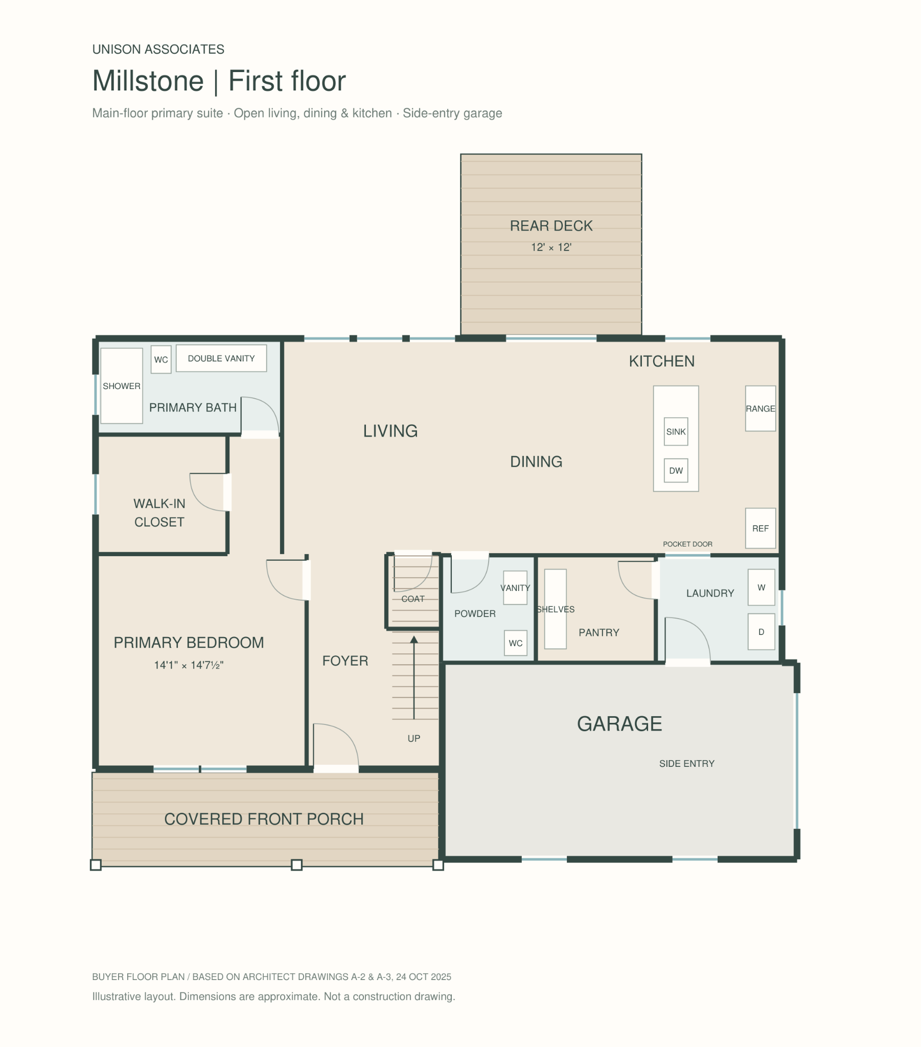 Millstone first floor buyer floor plan